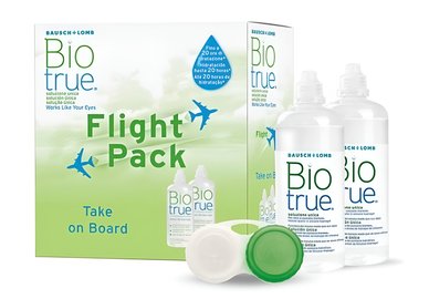 Biotrue 2x100 ml flight pack s pouzdry - exp. 11/2024